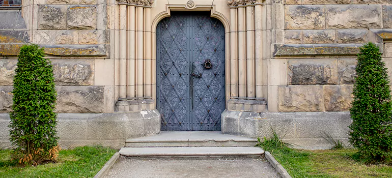Traditional Double Front Doors in North Miami, FL