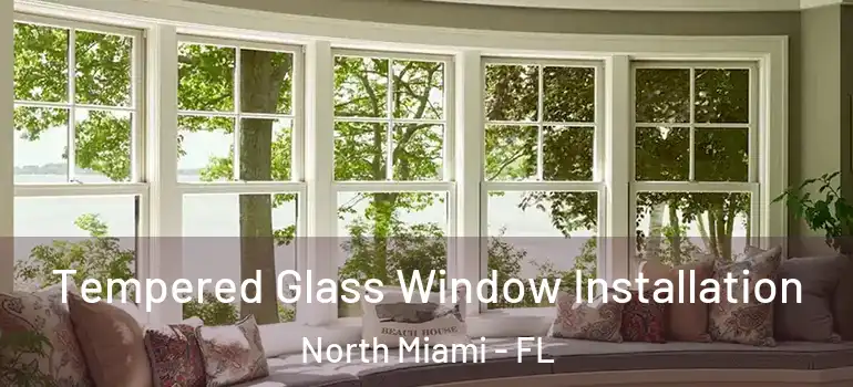  Tempered Glass Window Installation North Miami - FL